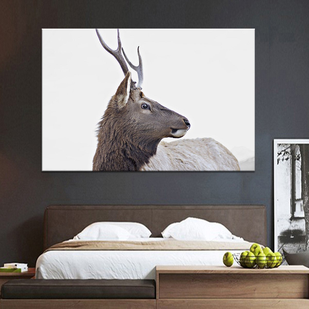 Beautiful Deer Gaze Multi Panel Canvas Wall Art