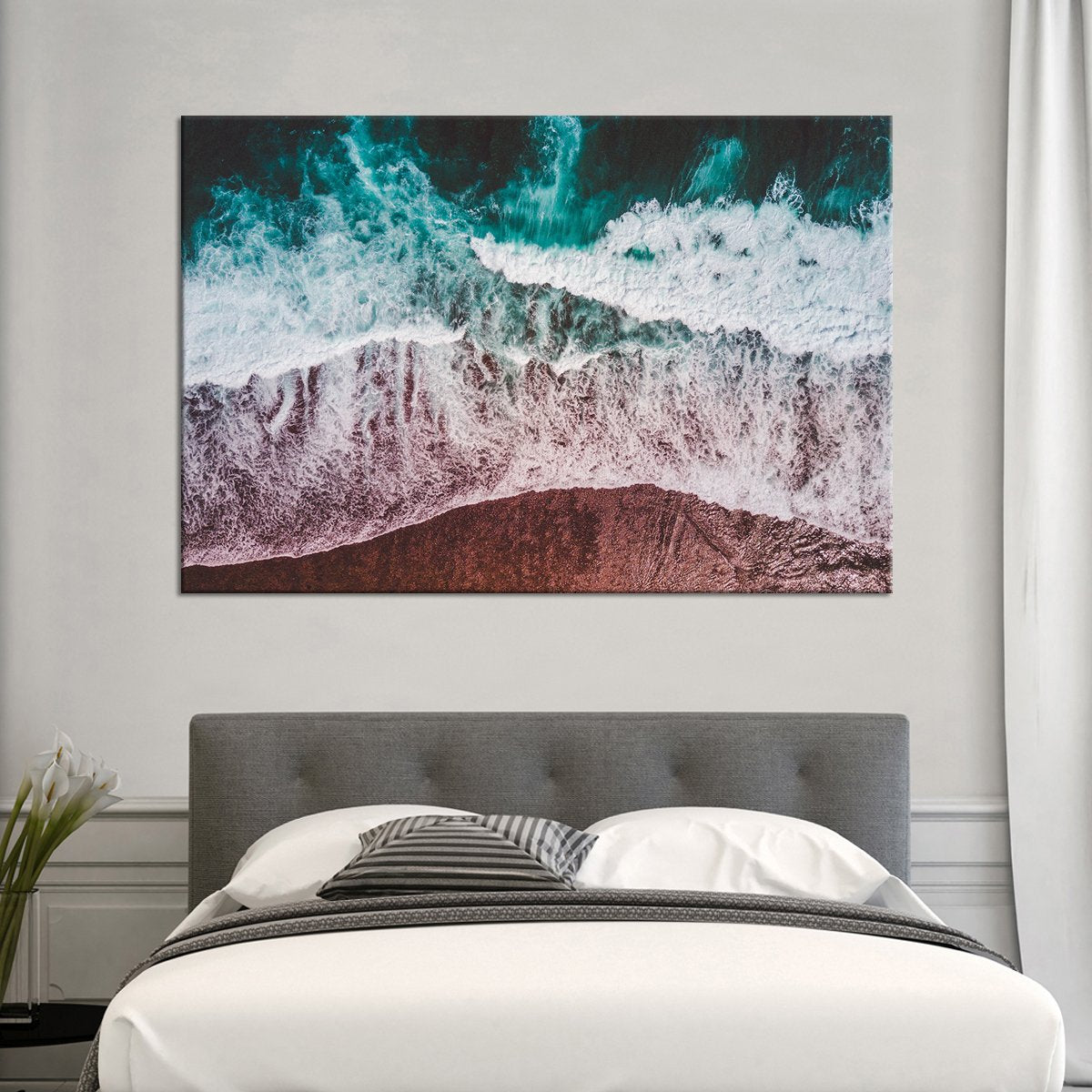 A Perfect Seashore Multi Panel Canvas Wall Art