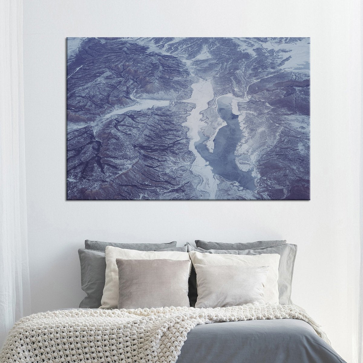 Gargantuan Mountain Range Multi Panel Canvas Wall Art