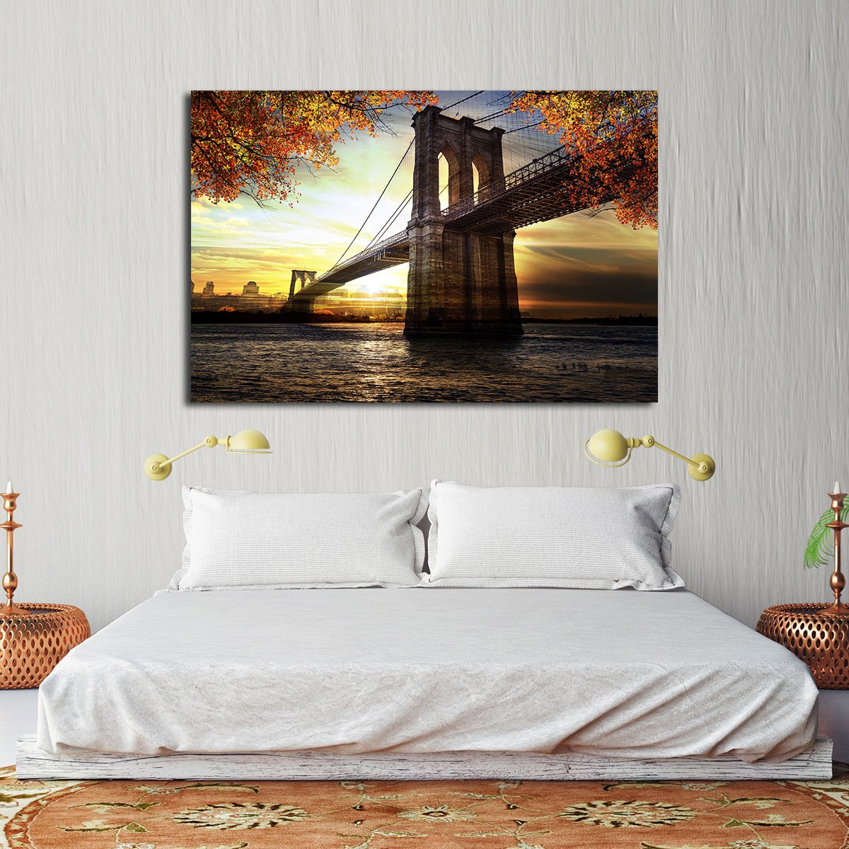 Astoria Park Scenery Multi Panel Canvas Wall Art