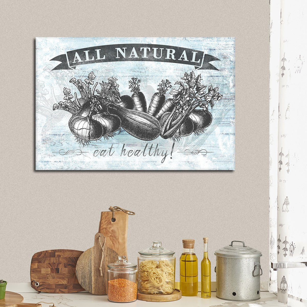 All Natural Produce Multi Panel Canvas Wall Art