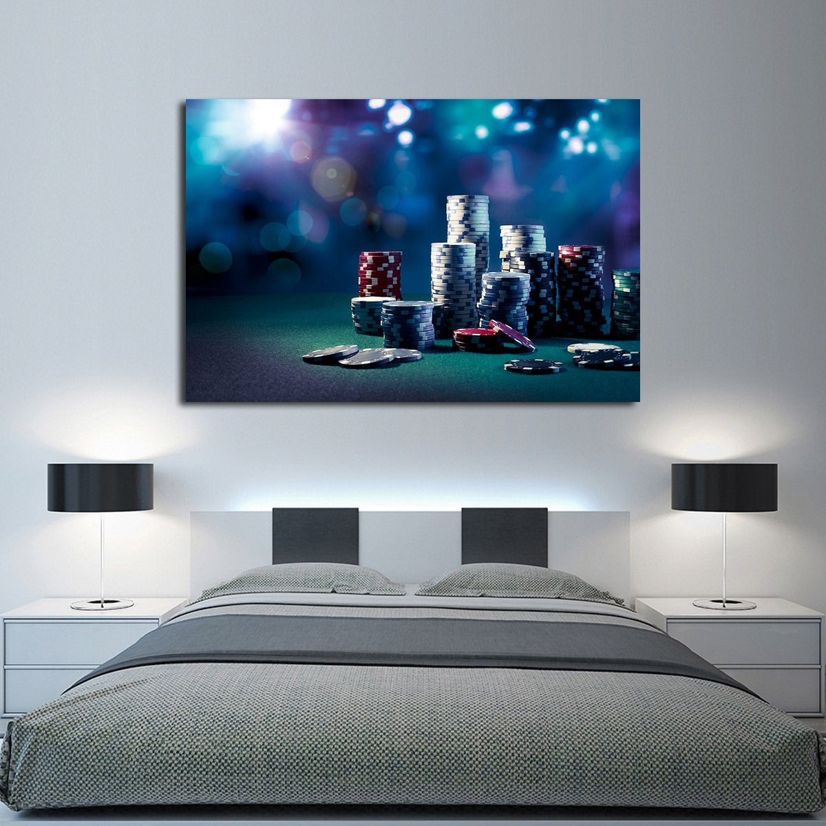 All In Multi Panel Canvas Wall Art