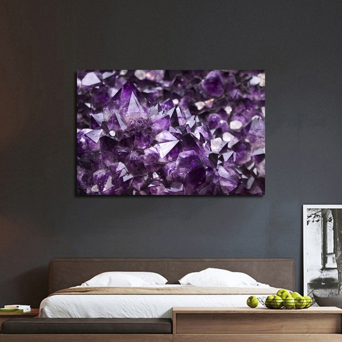 Amethyst Geode Multi Panel Canvas Wall Art