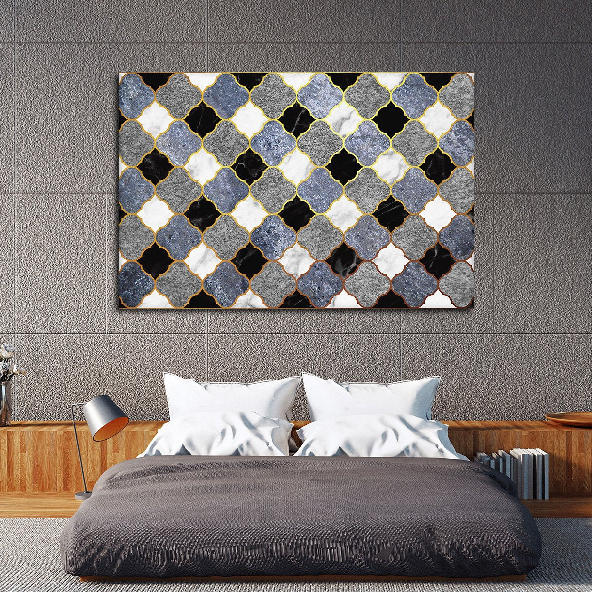 Art Tile Deco Multi Panel Canvas Wall Art
