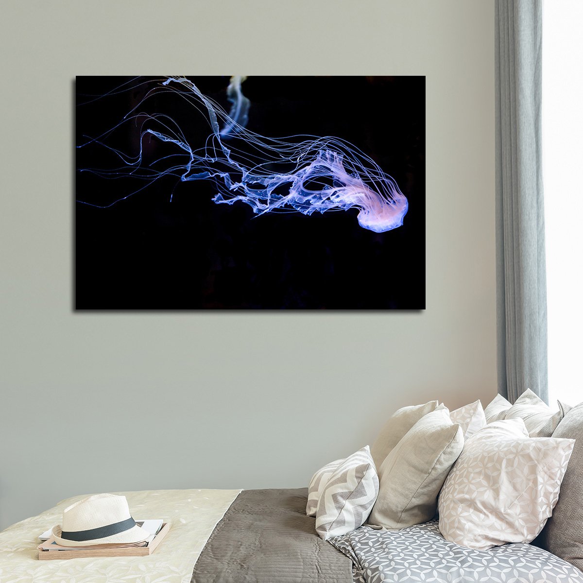 Atlantic Sea Nettle Multi Panel Canvas Wall Art