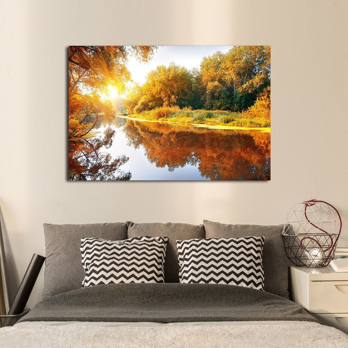 Autumn Season Multi Panel Canvas Wall Art