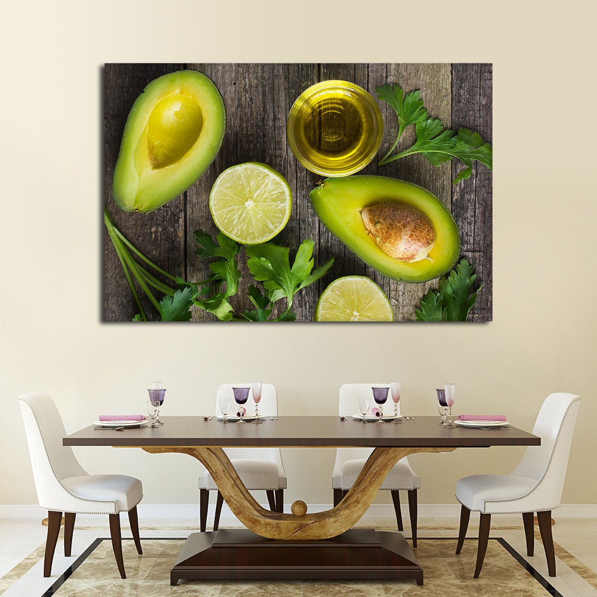 Avocado Delight Multi Panel Canvas Wall Art