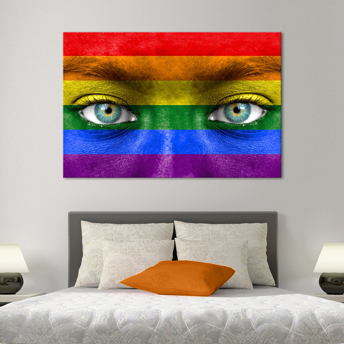 Pride Eyes Multi Panel Canvas Wall Art