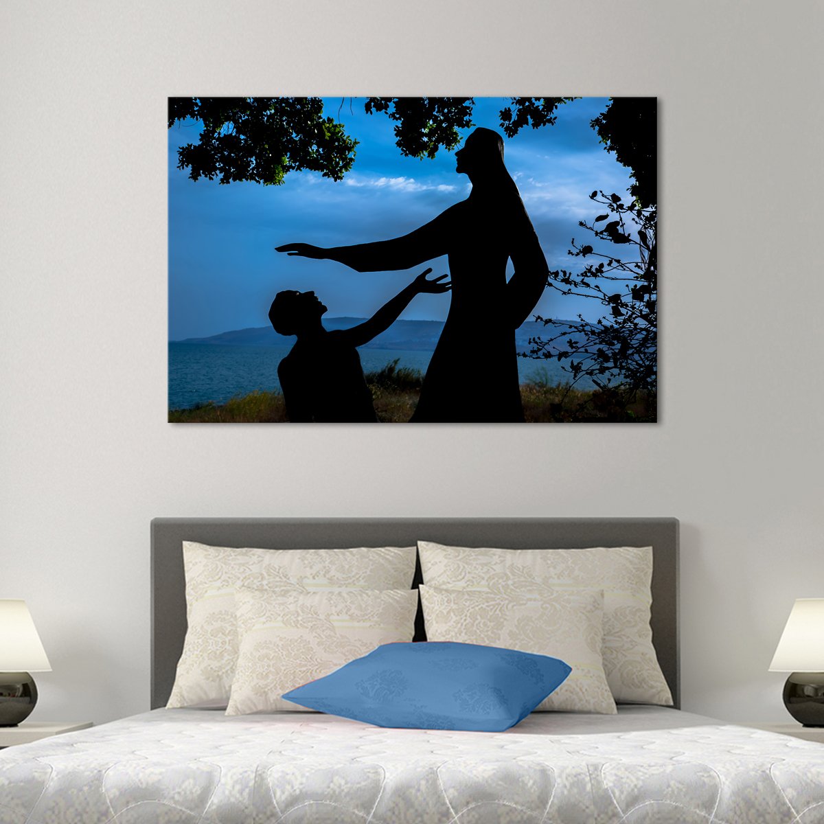 Jesus and Peter Multi Panel Canvas Wall Art