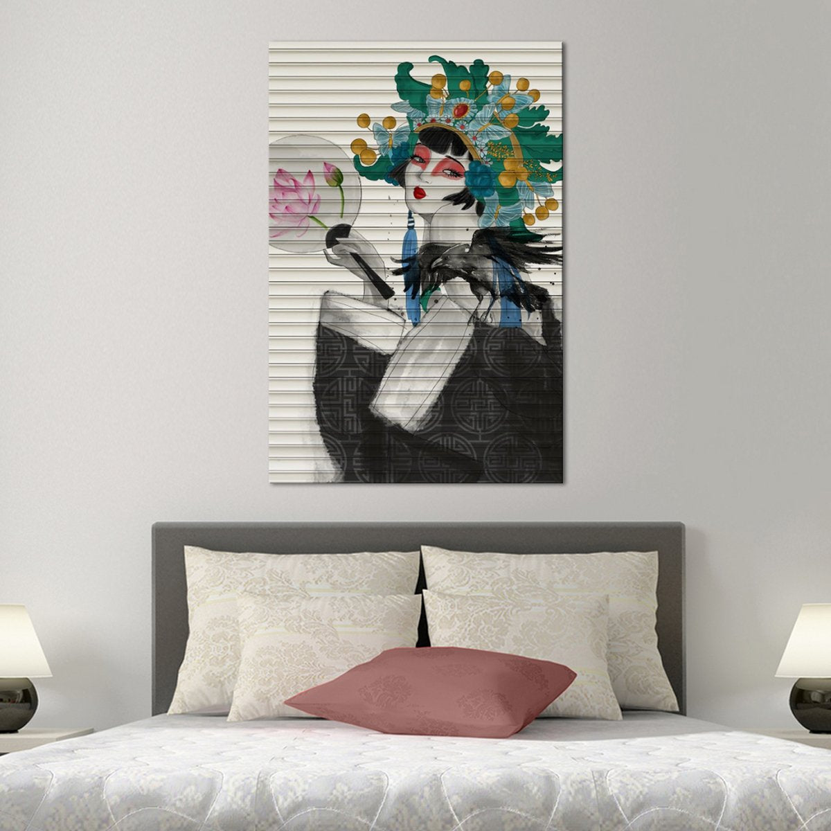 Japanese Garage Graffiti Multi Panel Canvas Wall Art