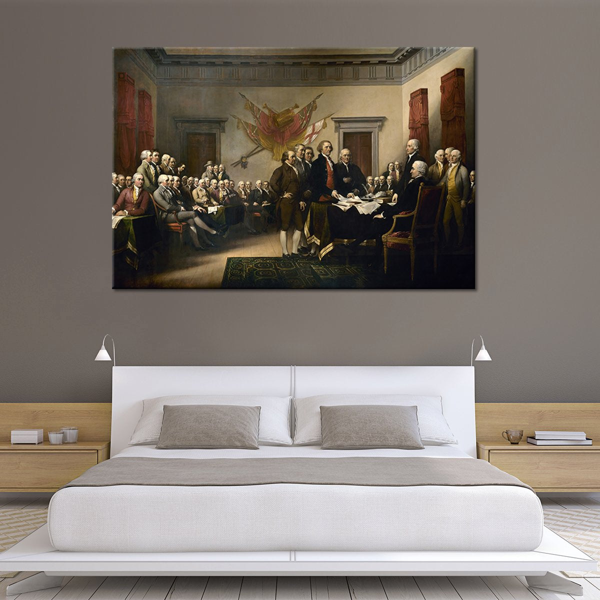 Declaration of Independence Multi Panel Canvas Wall Art