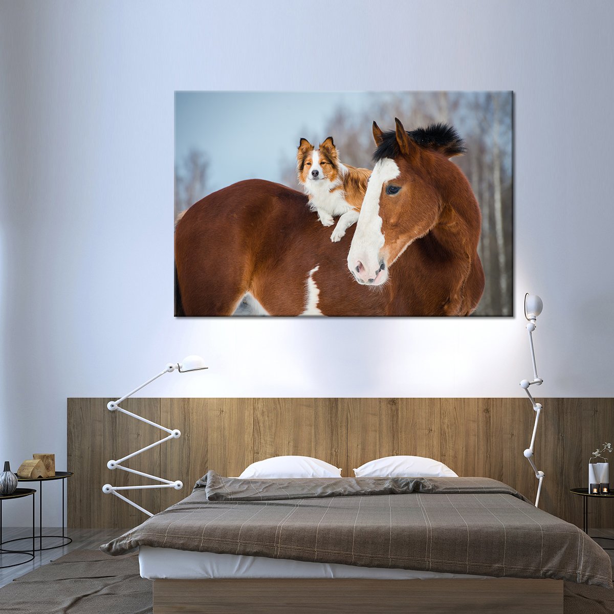 Furry Pals Multi Panel Canvas Wall Art