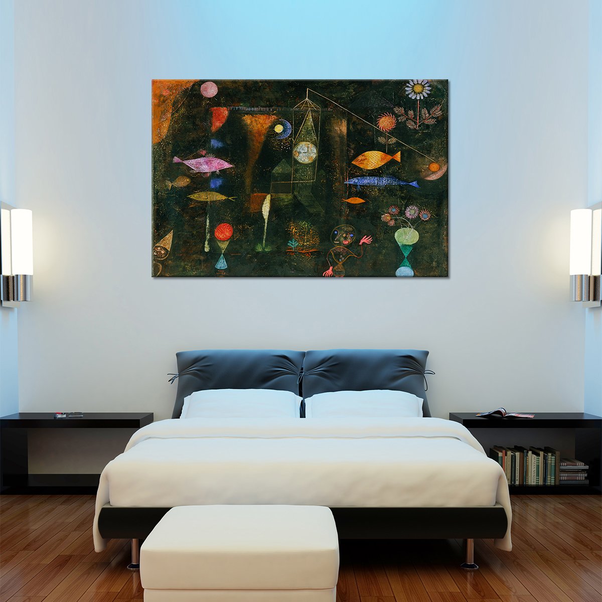 Fish Magic Multi Panel Canvas Wall Art