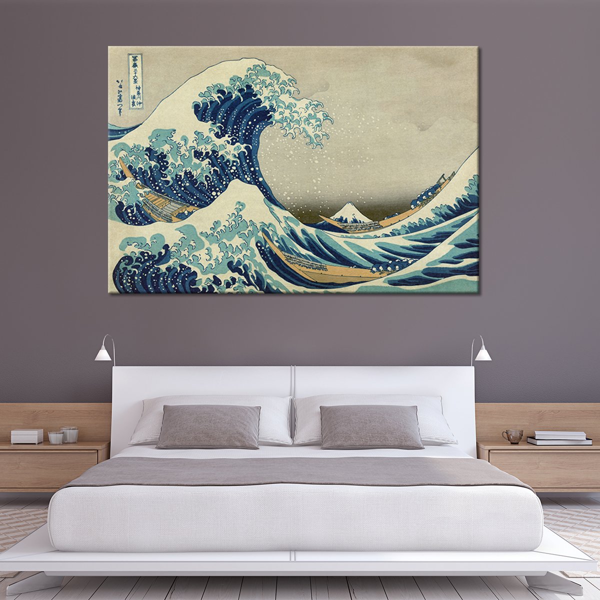 The Great Wave Off Kanagawa Multi Panel Canvas Wall Art