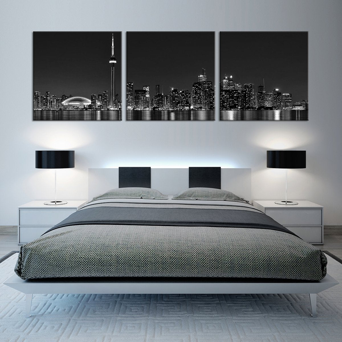 Toronto Lights Multi Panel Canvas Wall Art