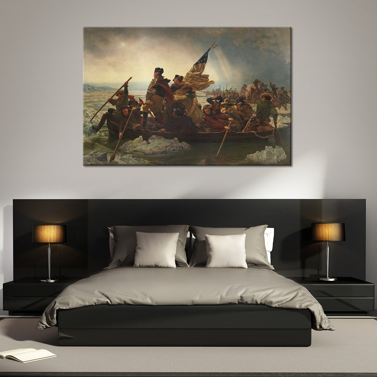 Washington Crossing the Delaware Multi Panel Canvas Wall Art