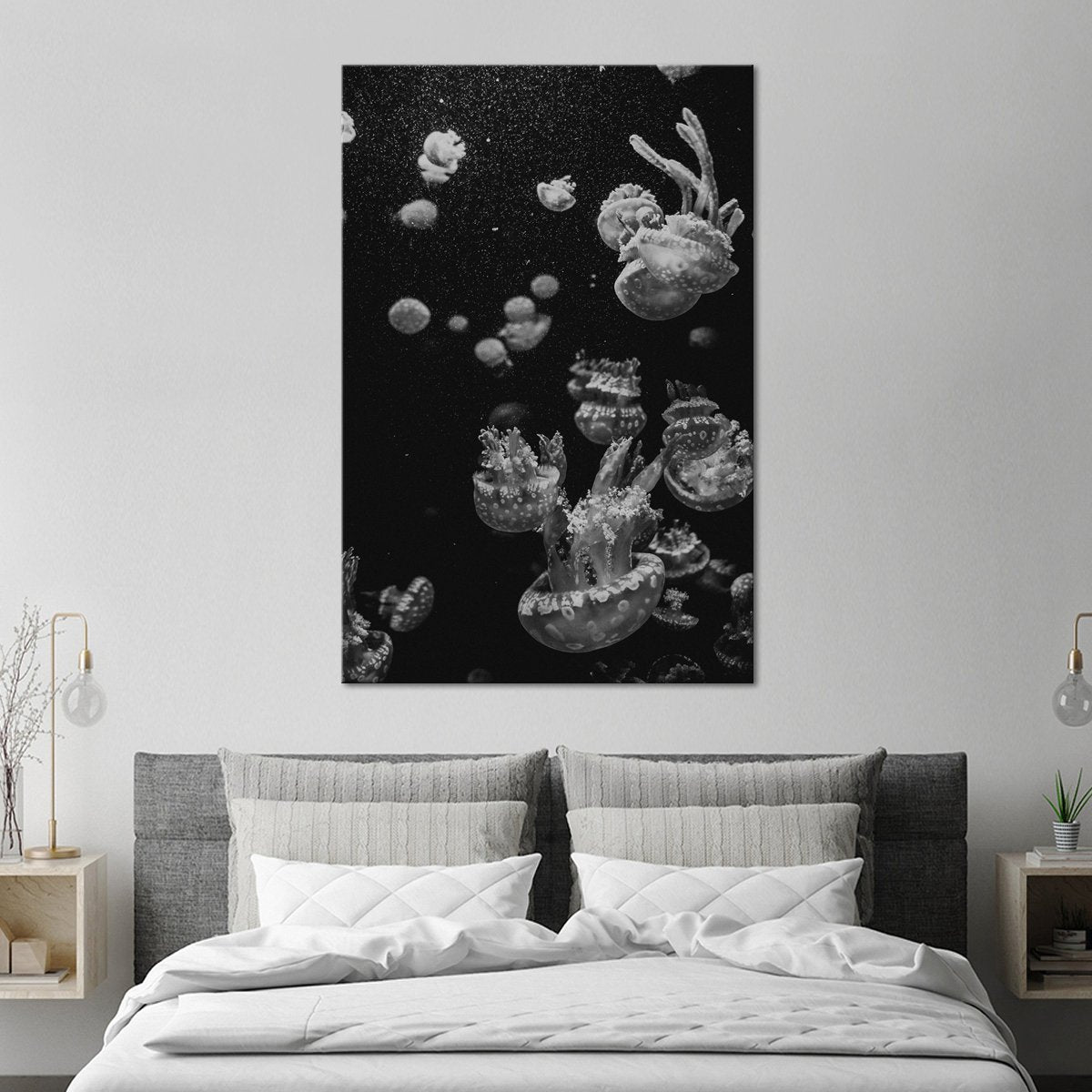 Majestic Jellyfish Multi Panel Canvas Wall Art