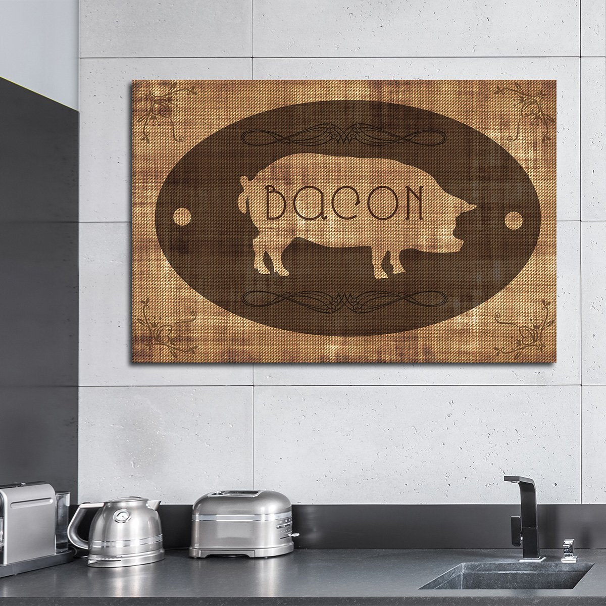 Bacon Multi Panel Canvas Wall Art