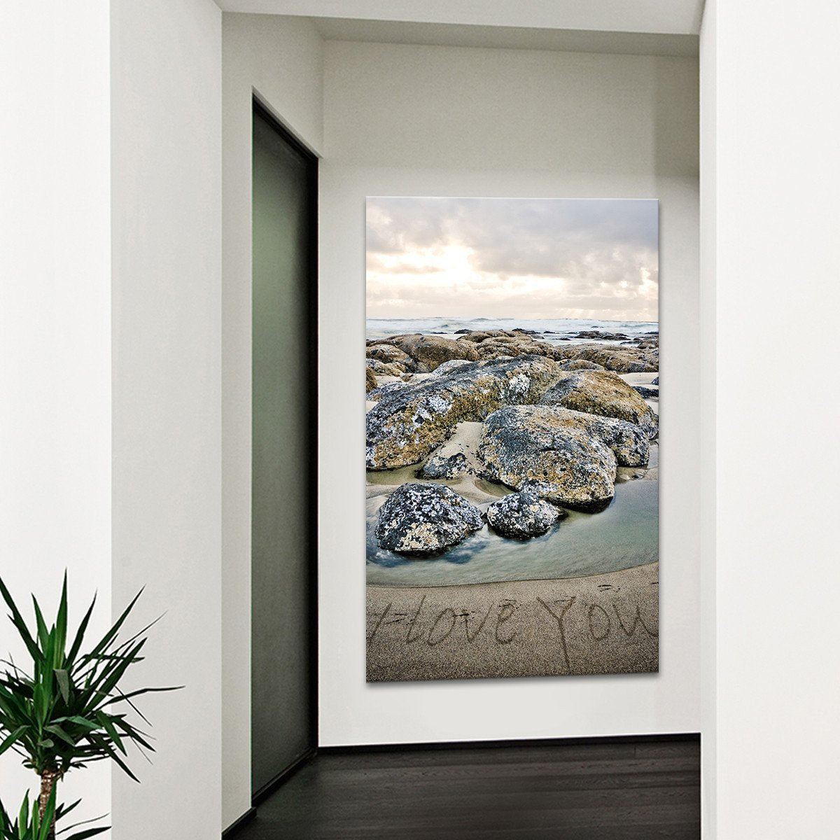 Beach Love Multi Panel Canvas Wall Art