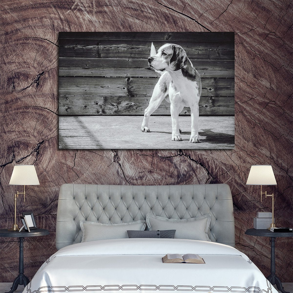 Beagle Multi Panel Canvas Wall Art