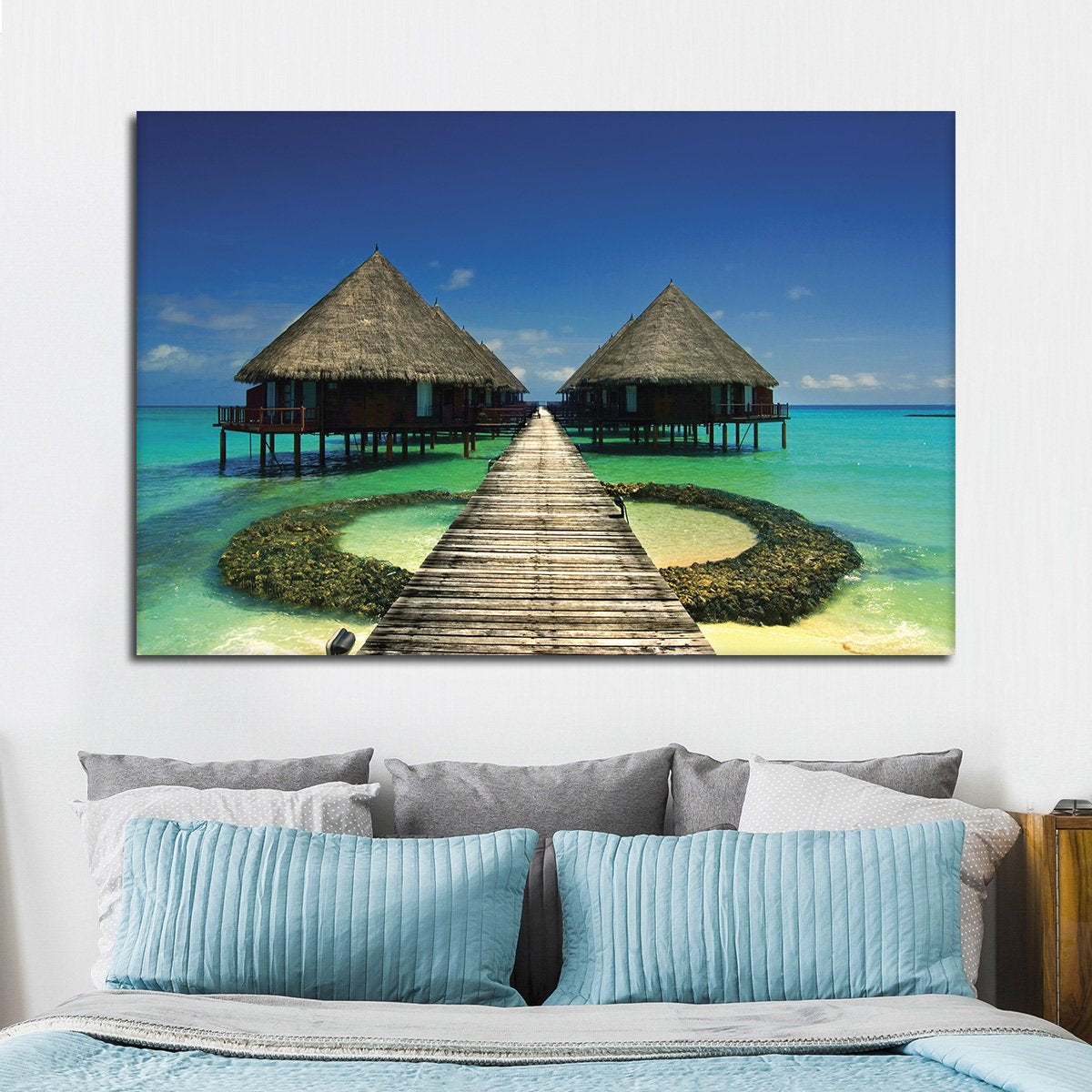 Beautiful Resort Multi Panel Canvas Wall Art