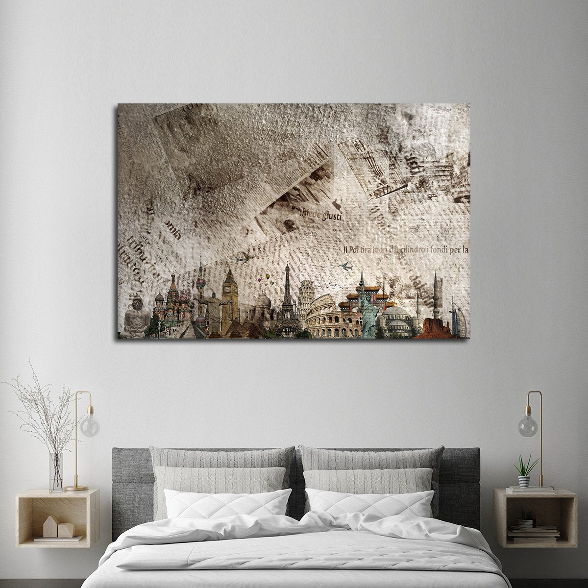 Beautiful Text Masterpiece Multi Panel Canvas Wall Art