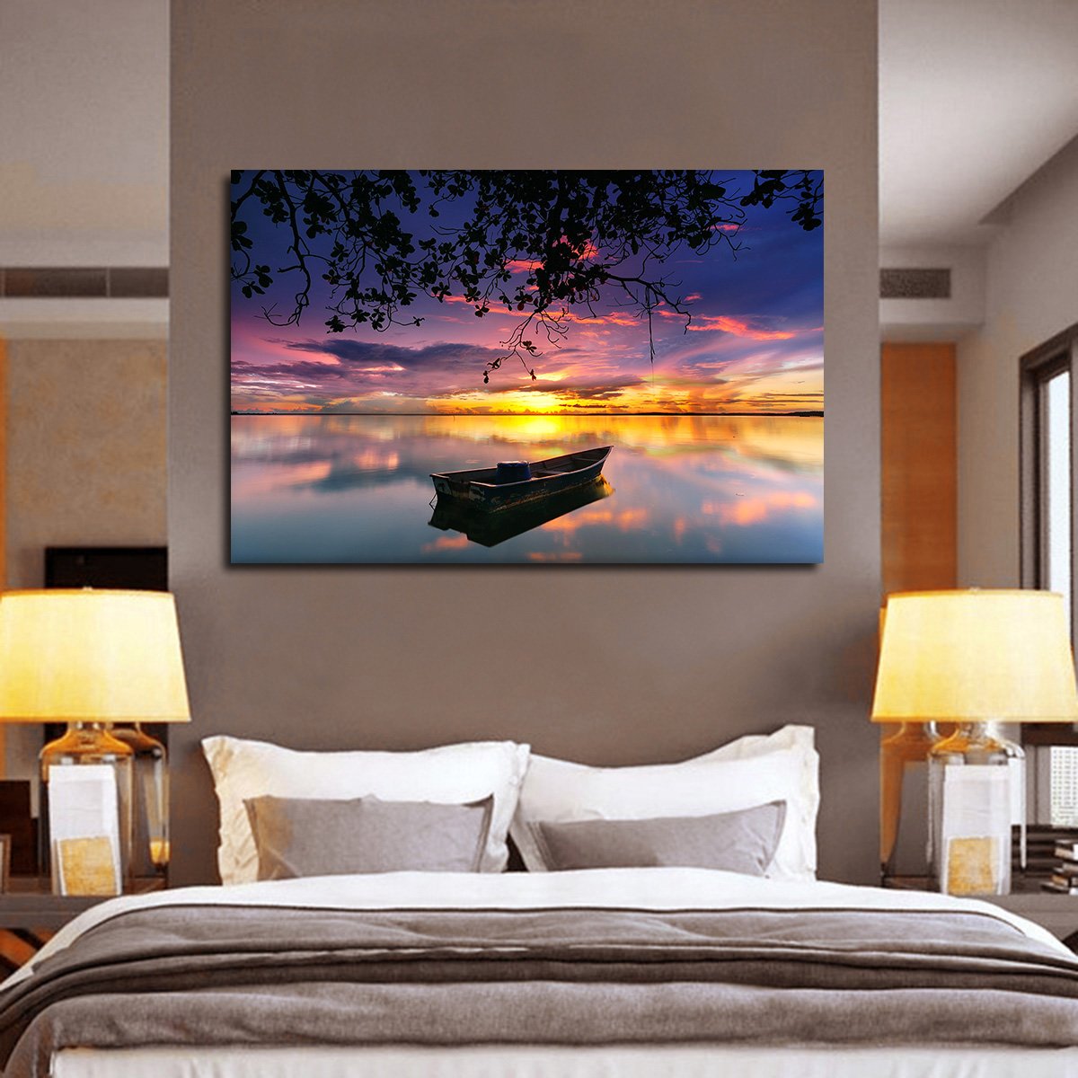 Beyond The Sunset Multi Panel Canvas Wall Art