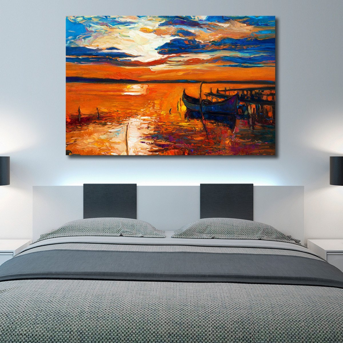 Boat Multi Panel Canvas Wall Art