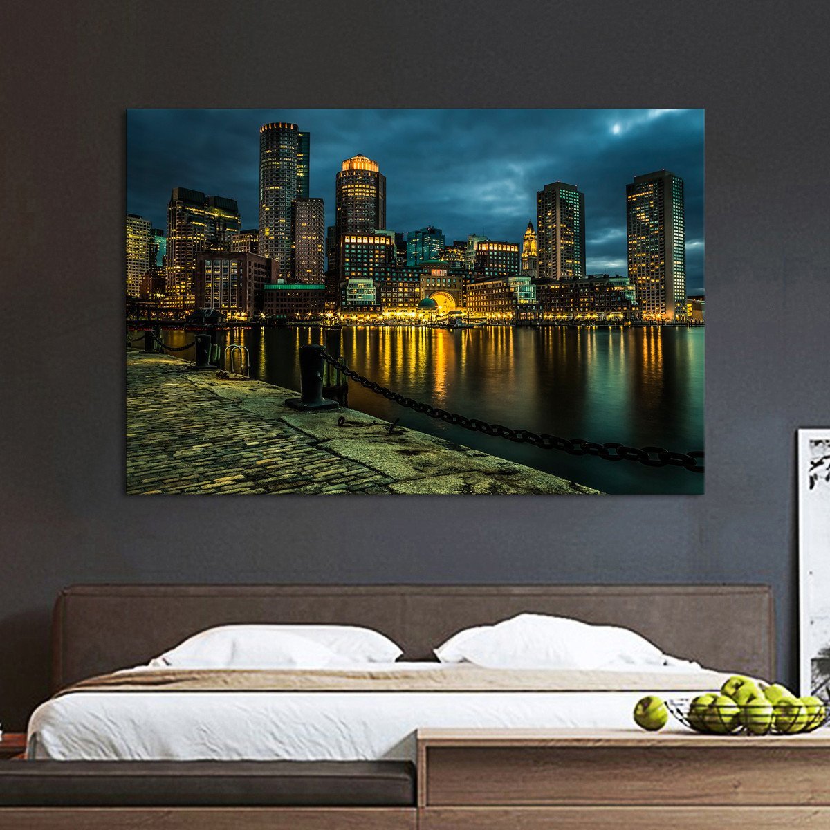 Boston Harbor Multi Panel Canvas Wall Art