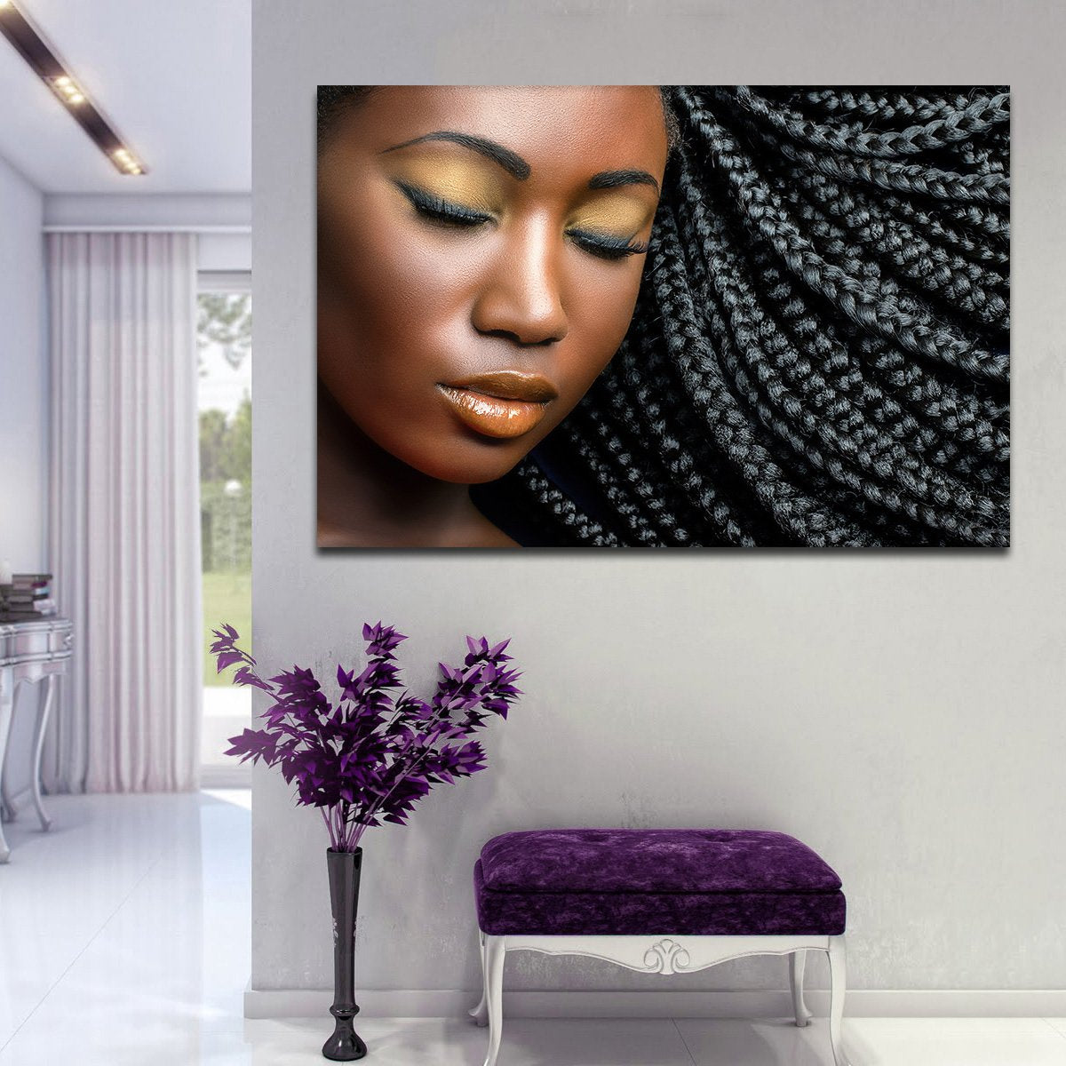 Braided Beauty Multi Panel Canvas Wall Art