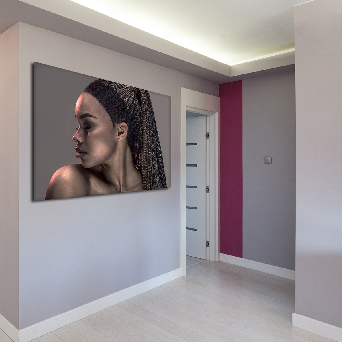 Braids Multi Panel Canvas Wall Art