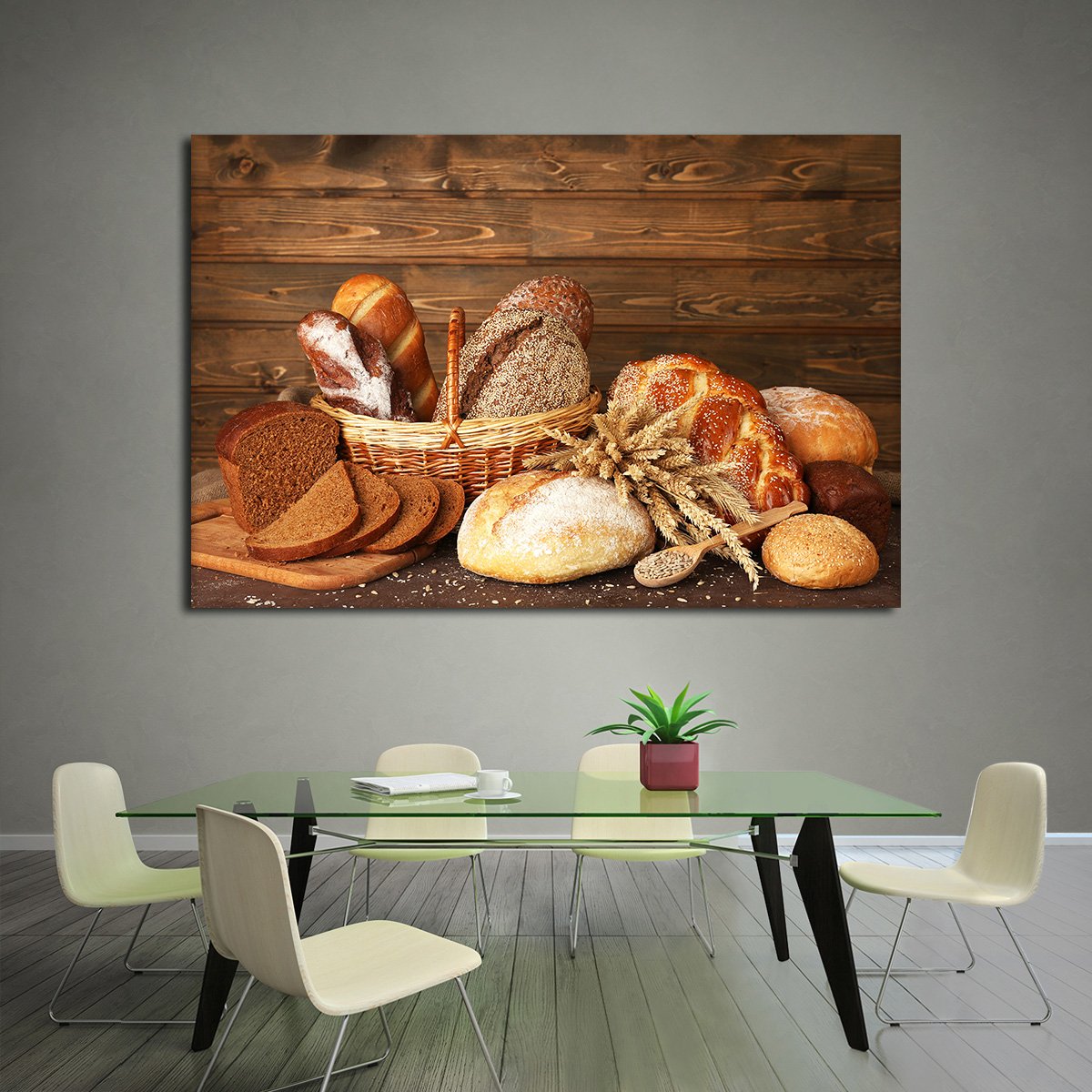Bread Assortment Multi Panel Canvas Wall Art