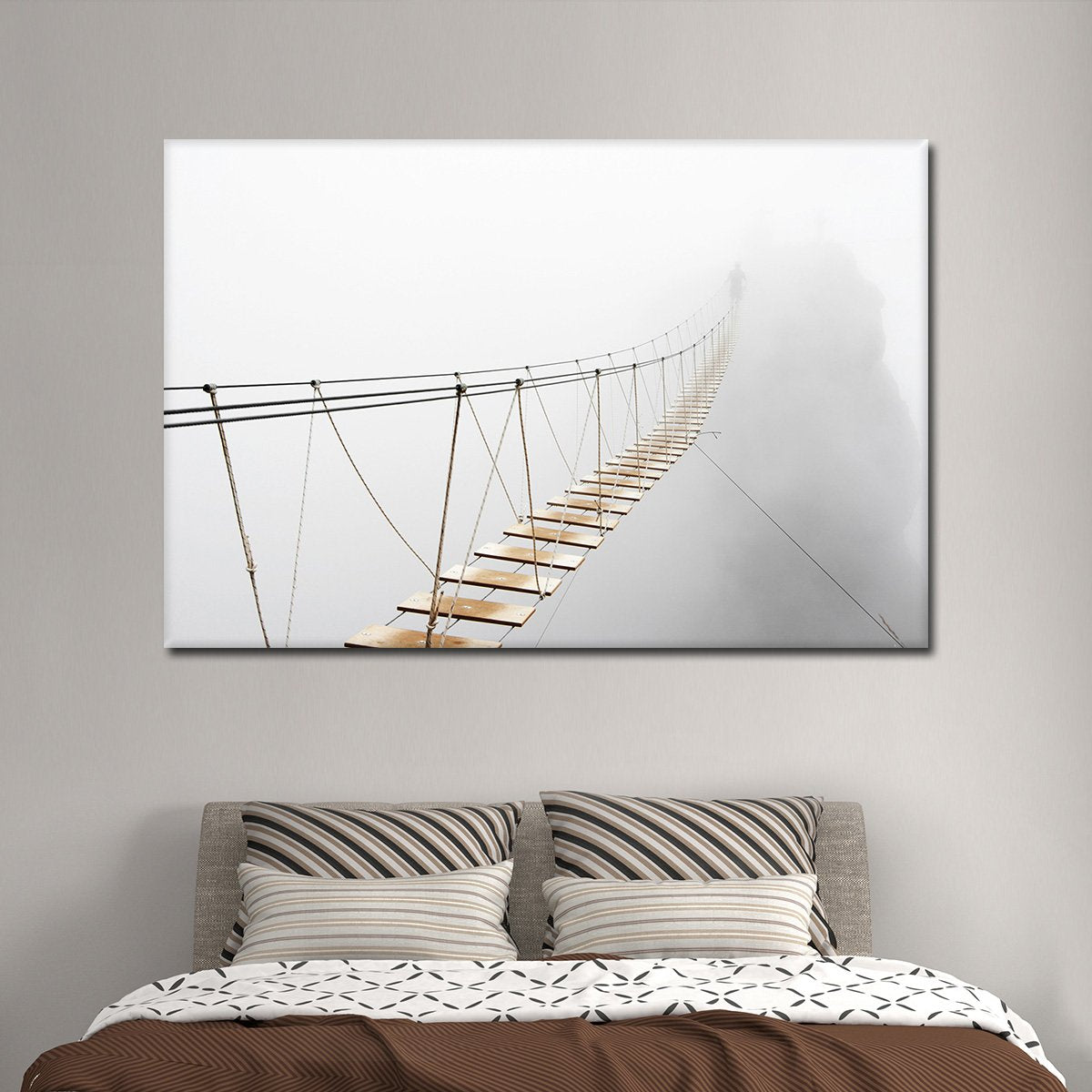 Bridge Over The Abyss Multi Panel Canvas Wall Art