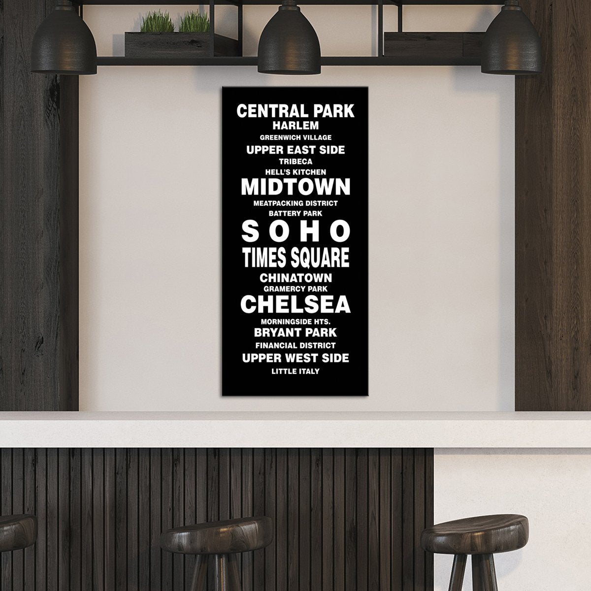 Bus Roll NYC Multi Panel Canvas Wall Art