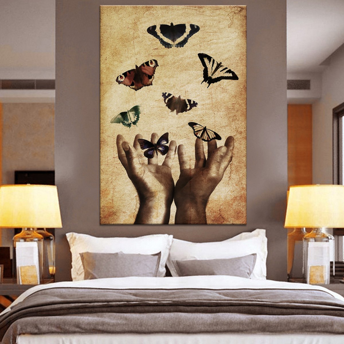 Butterfly Fantasy Multi Panel Canvas Wall Art