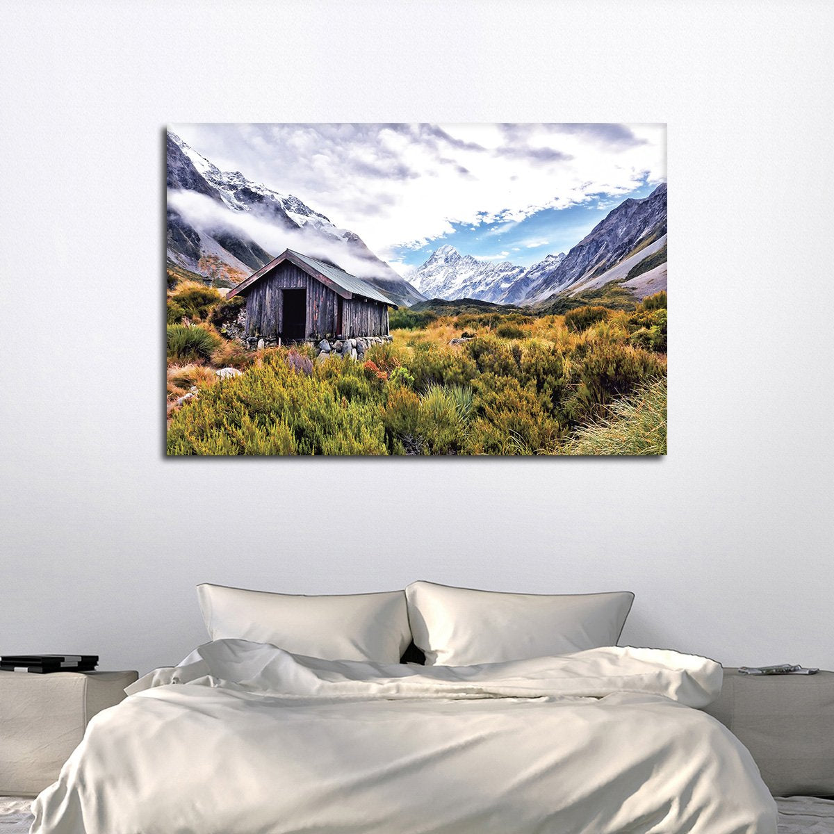 Cabin in the Hills Multi Panel Canvas Wall Art