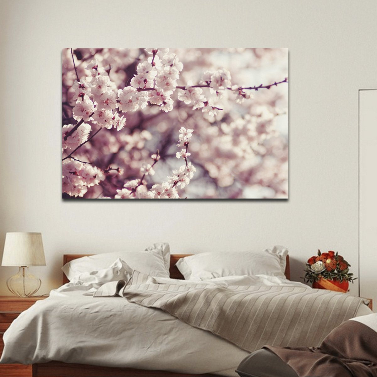 Cherry Blossom Multi Panel Canvas Wall Art
