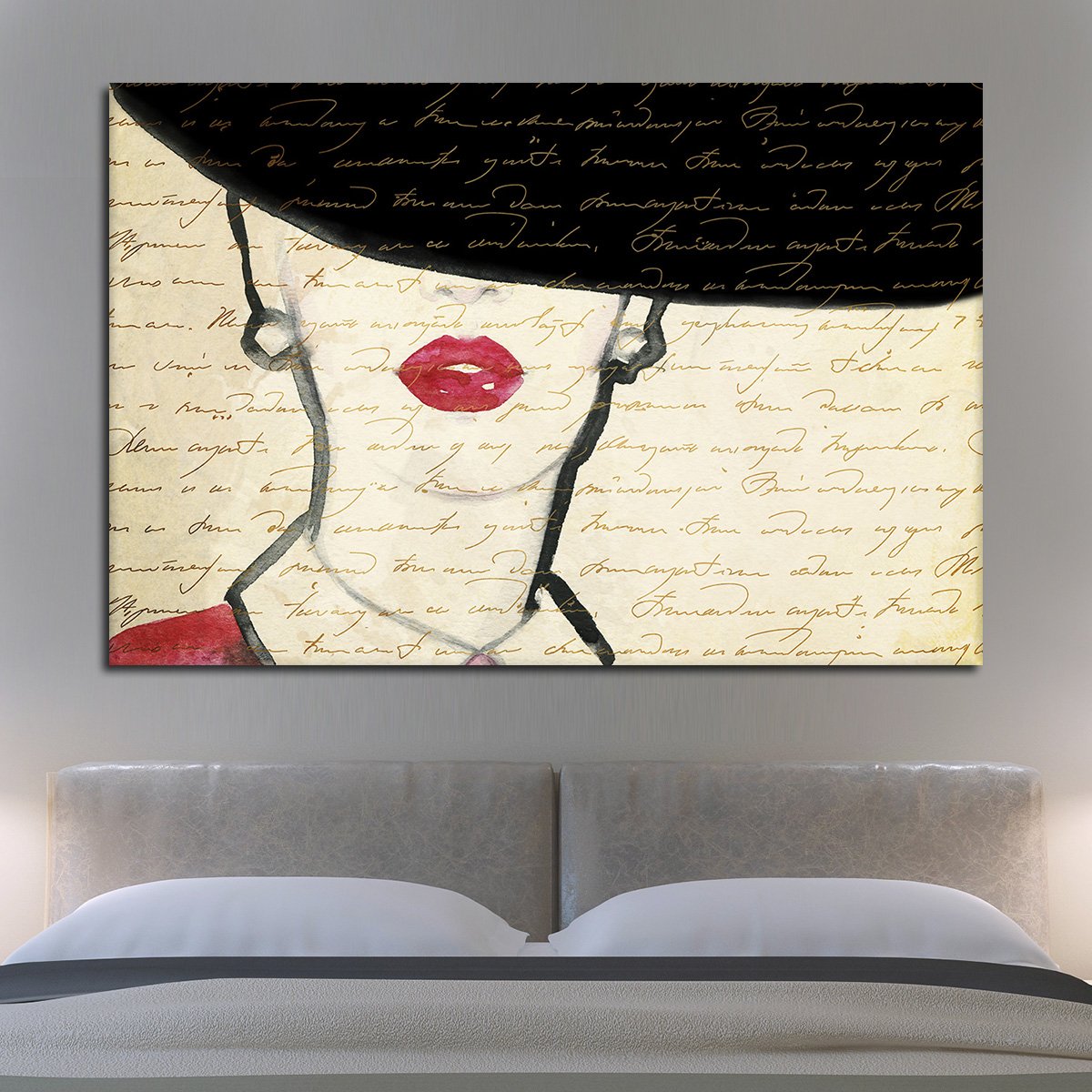Chic Lady Multi Panel Canvas Wall Art