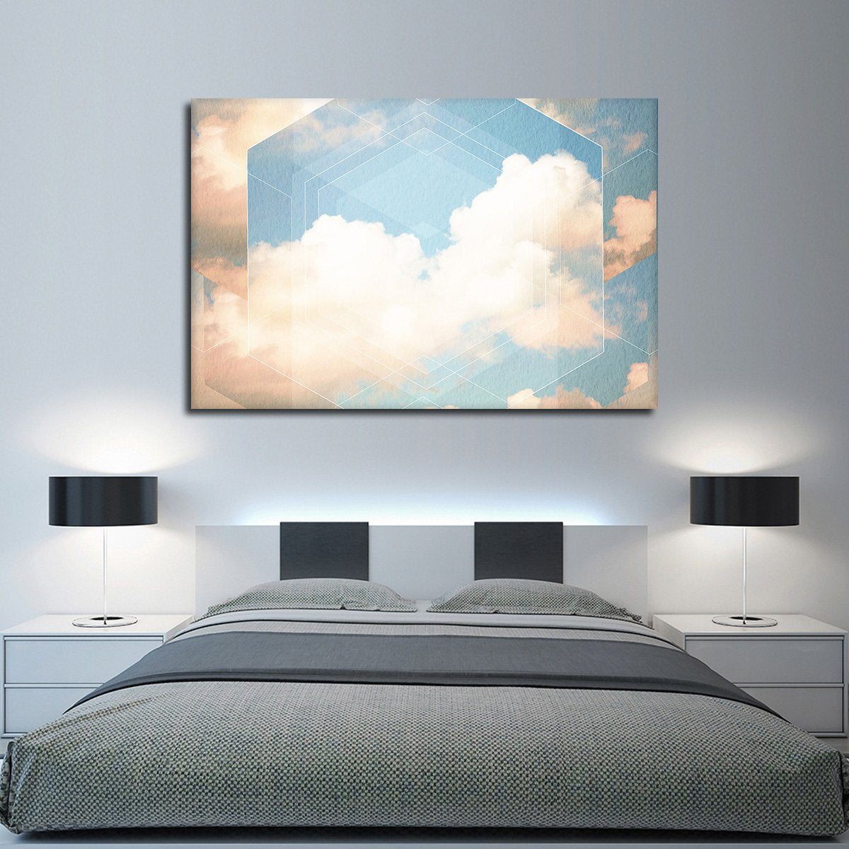 Cloud Gazing Multi Panel Canvas Wall Art