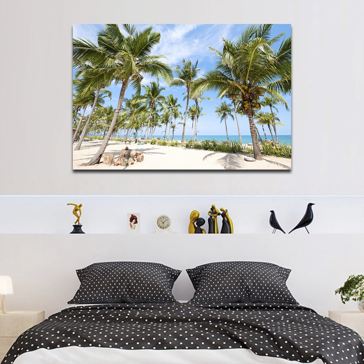 Coconut Palm Multi Panel Canvas Wall Art