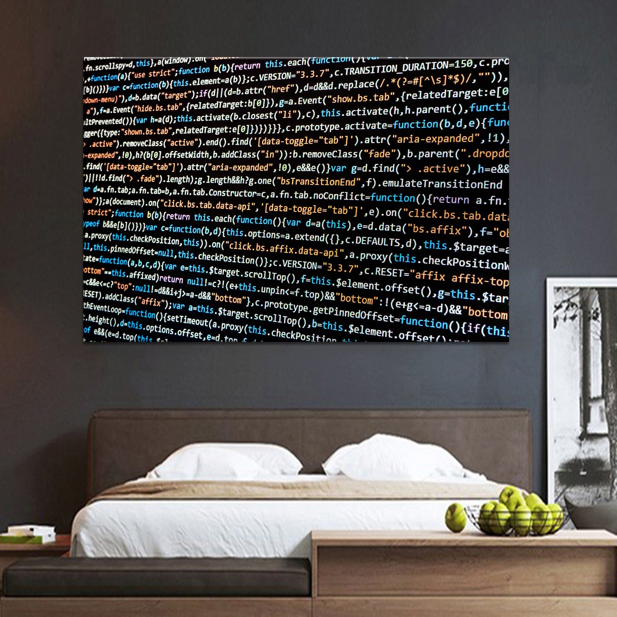 Coding Multi Panel Canvas Wall Art