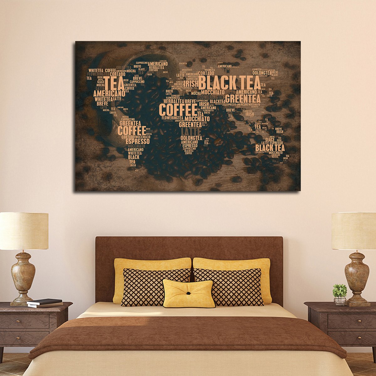 World Of Beverages Multi Panel Canvas Wall Art