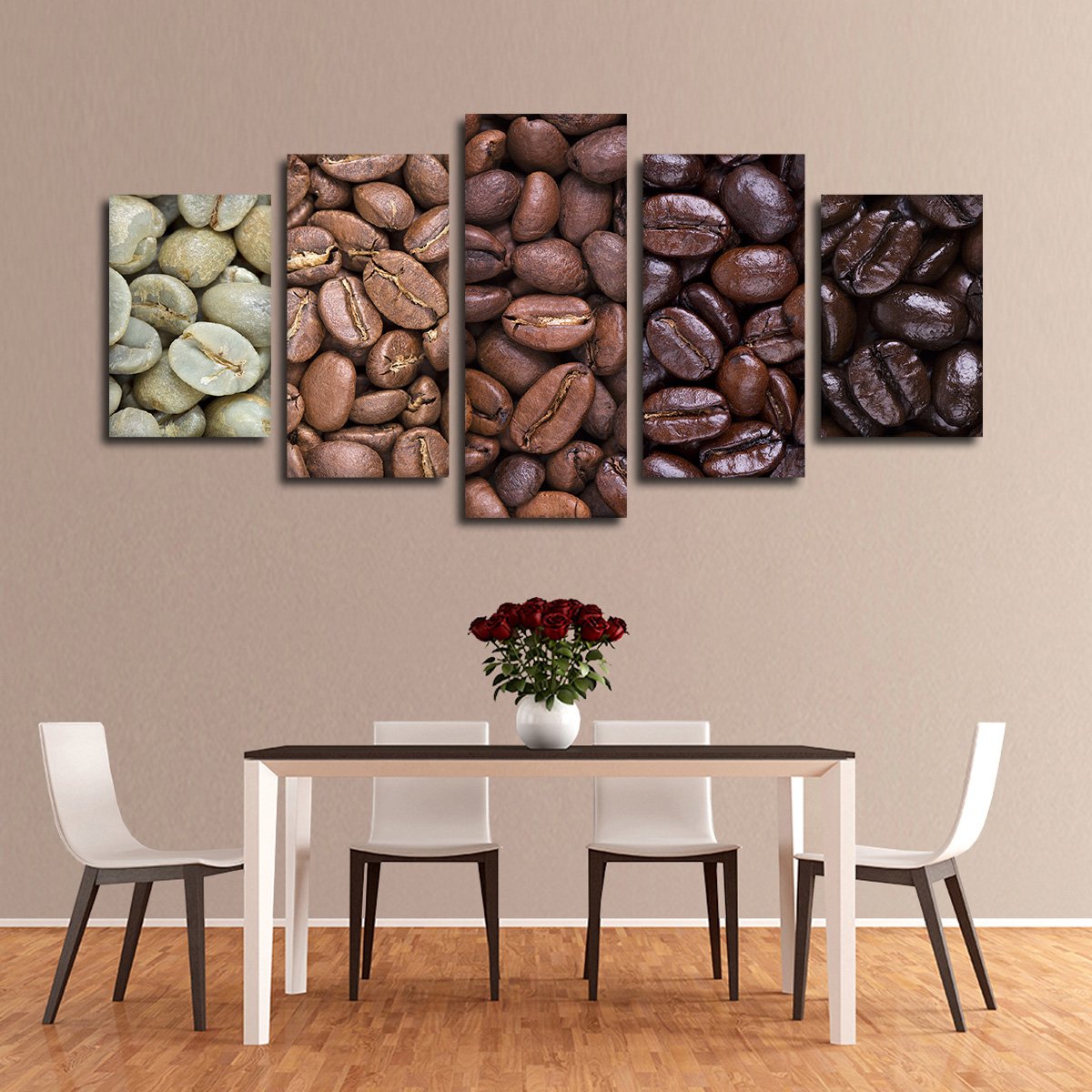 Coffee Roast Grades Multi Panel Canvas Wall Art