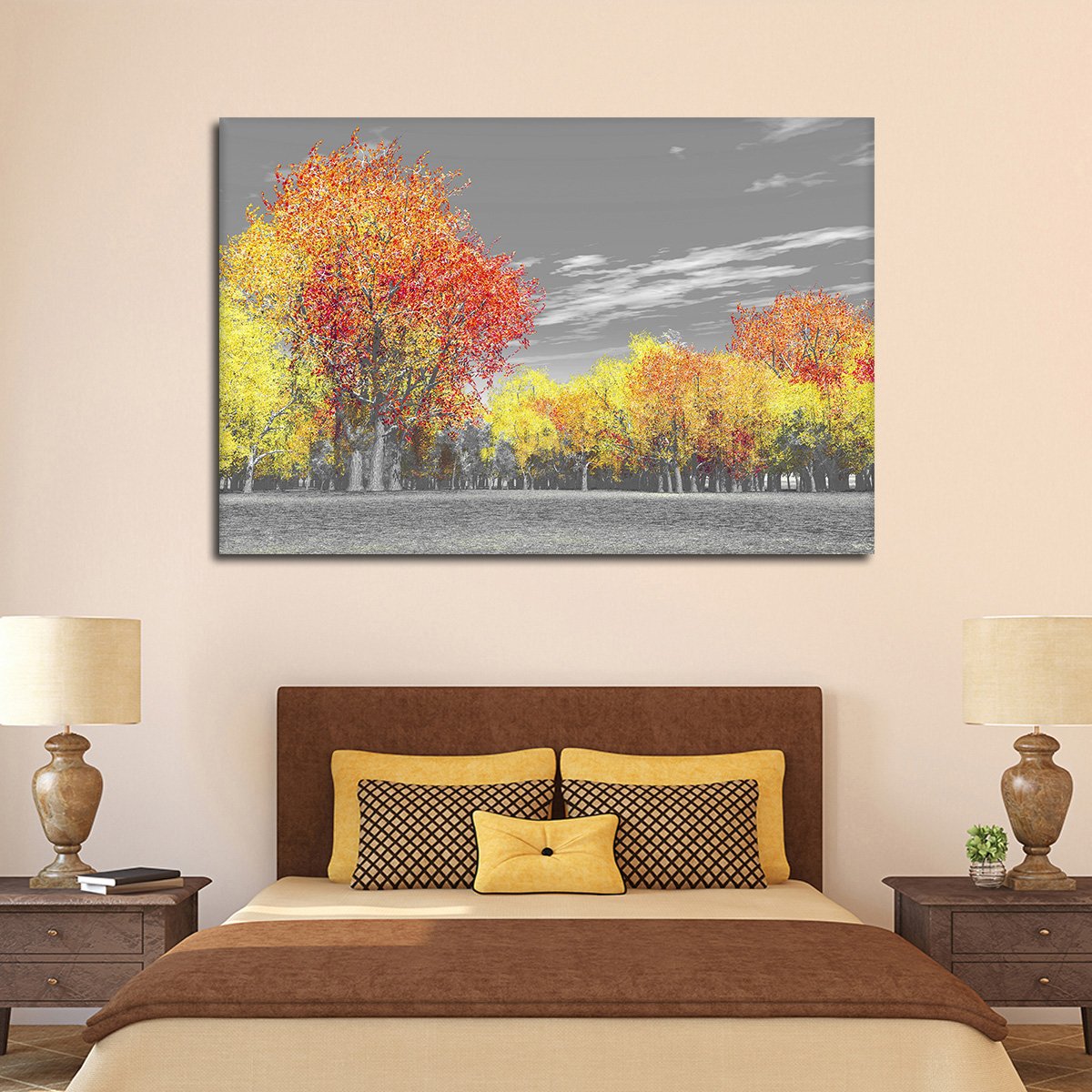 Colors Of Fall Pop Multi Panel Canvas Wall Art