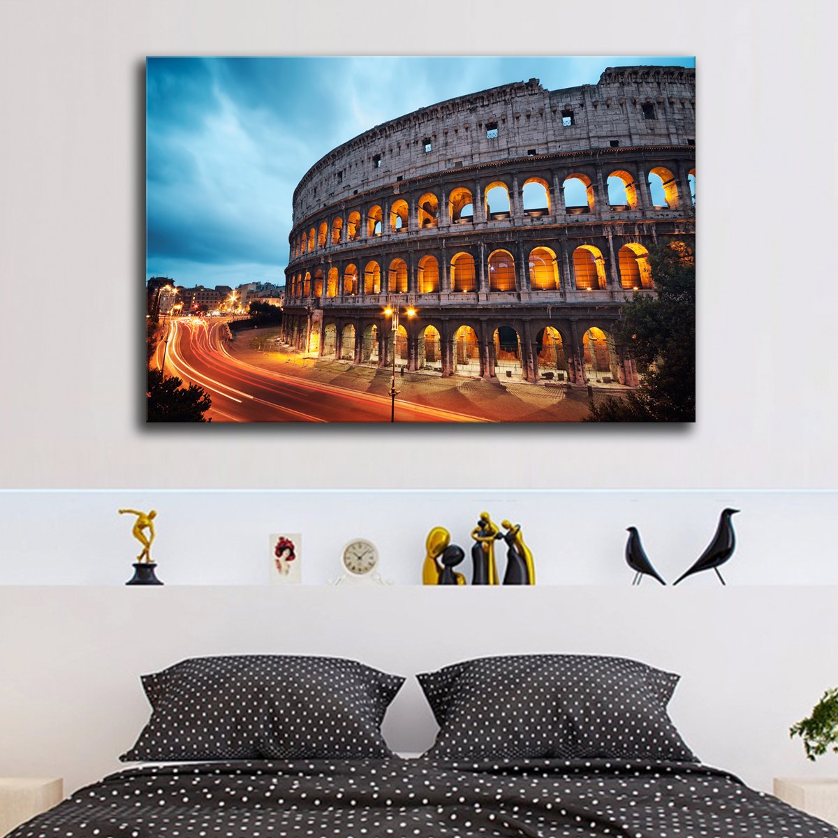 Colosseum View Multi Panel Canvas Wall Art