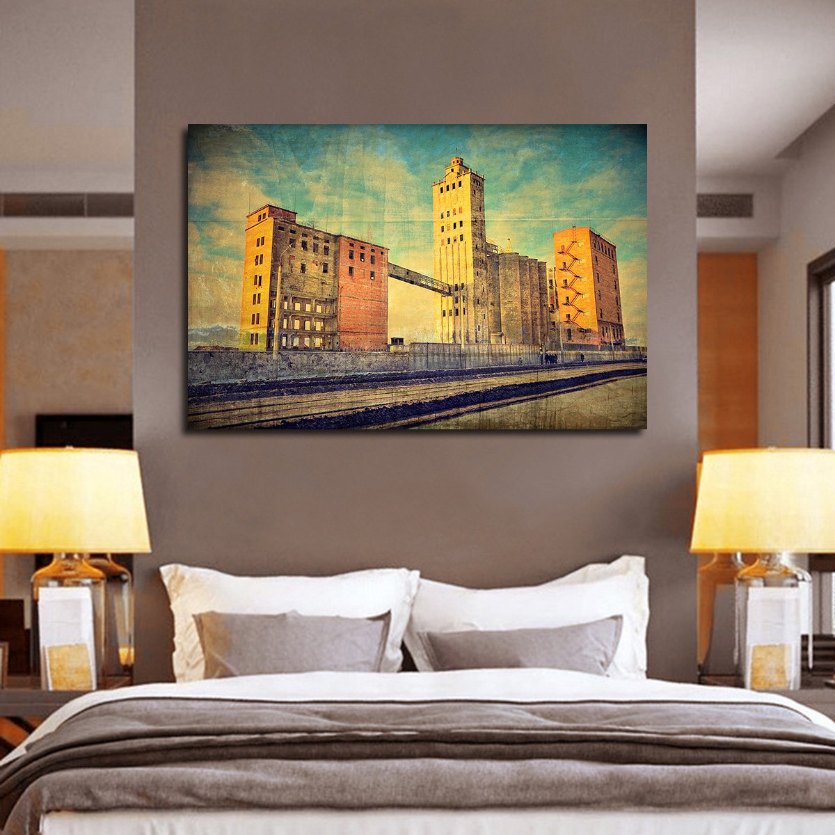 Commercial Zone Multi Panel Canvas Wall Art