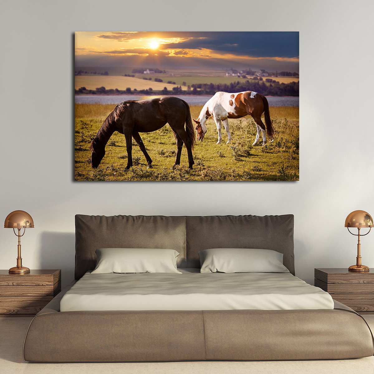 Countryside View Multi Panel Canvas Wall Art