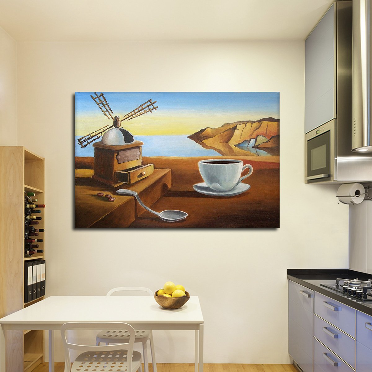 Dali Coffee Multi Panel Canvas Wall Art