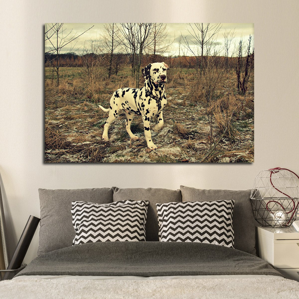 Dalmatian Dog Multi Panel Canvas Wall Art