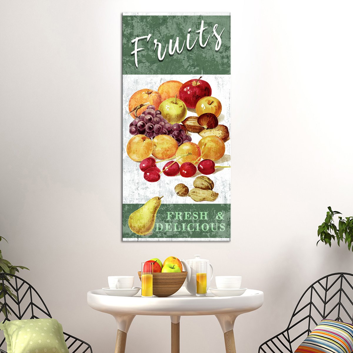 Delicious Fruits Multi Panel Canvas Wall Art